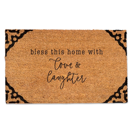Bless this Home with Love & Laughter Door Mat